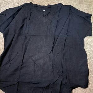Black Short Sleeve Tee Casual Top